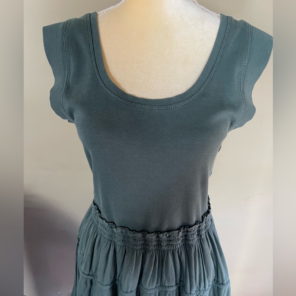 Anthropologie Green Women's Dress - Picture 12 of 16
